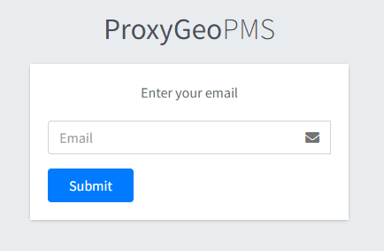 Nhập Email vào và nhấn Submit