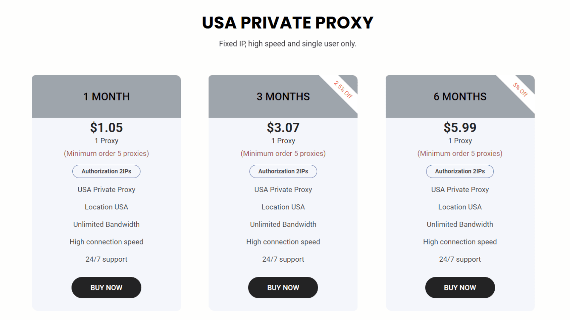 usa private proxy - dedicated proxy